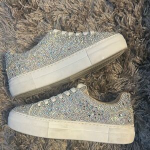 Betsey Johnson Women's Glitter Sneakers